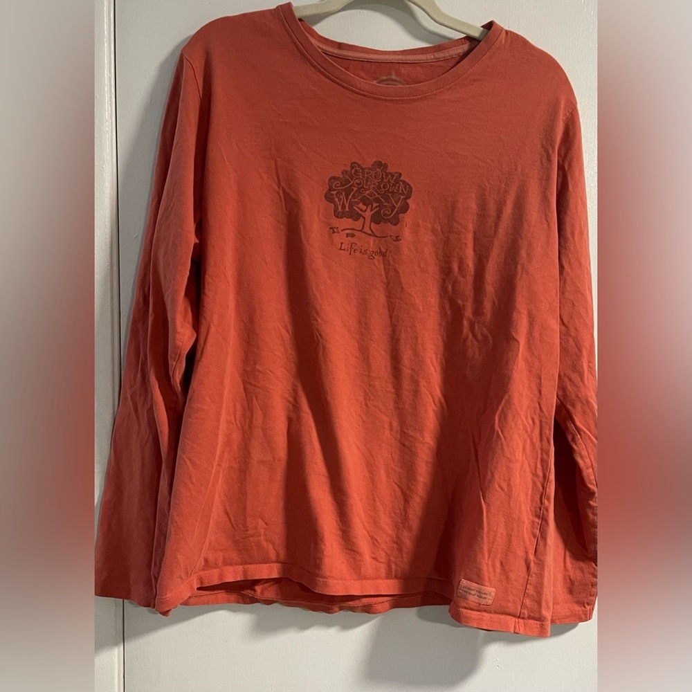 Life is good long sleeve shirt